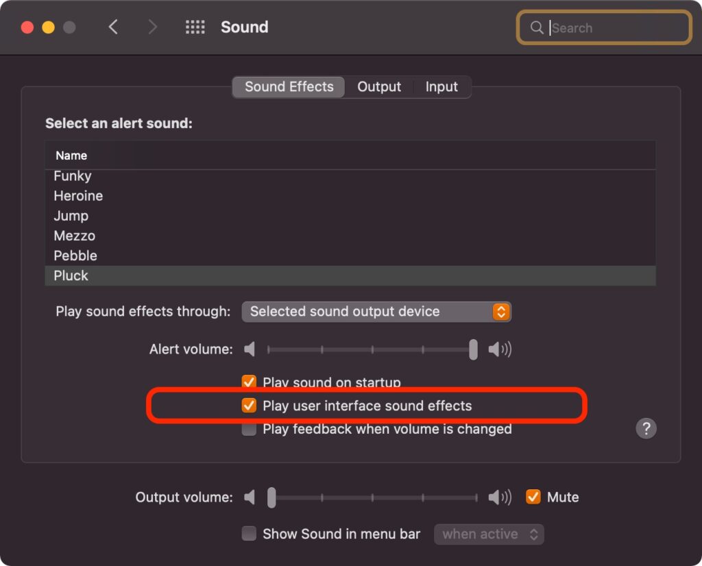 [macOS Developer Tip] Audio that respects macOS’ “Play user interface ...
